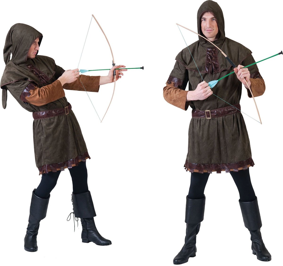 Robin Hood Kostuum | Robin Hood De Armenhelper Kostuum Man | Maat 60-62 | Carnaval kostuum | Verkleedkleding